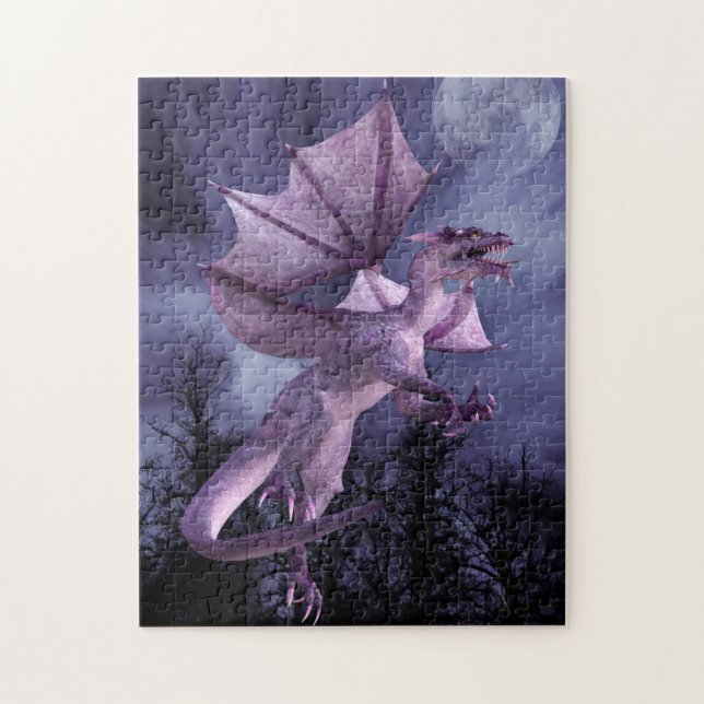 Dragon Moon Jigsaw Puzzle (Vertical)