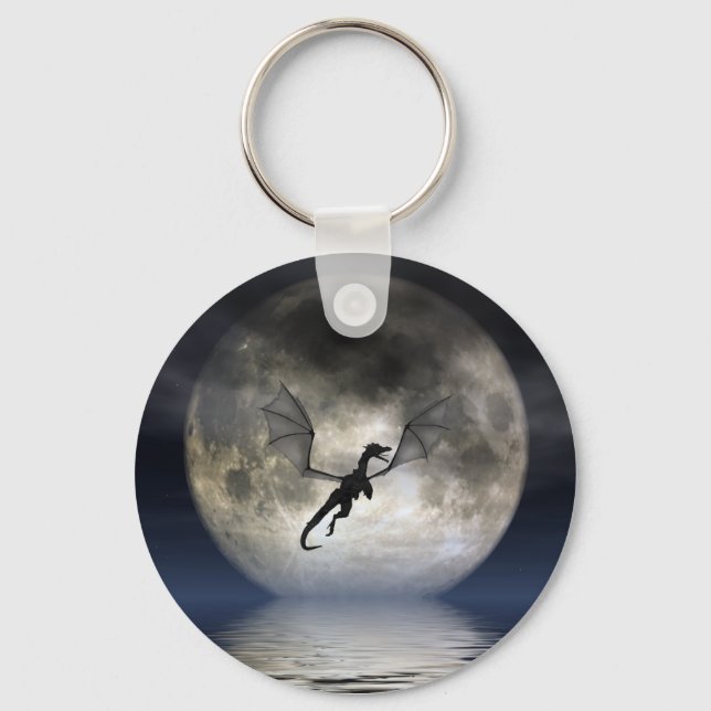 Dragon Moon Keychain (Front)