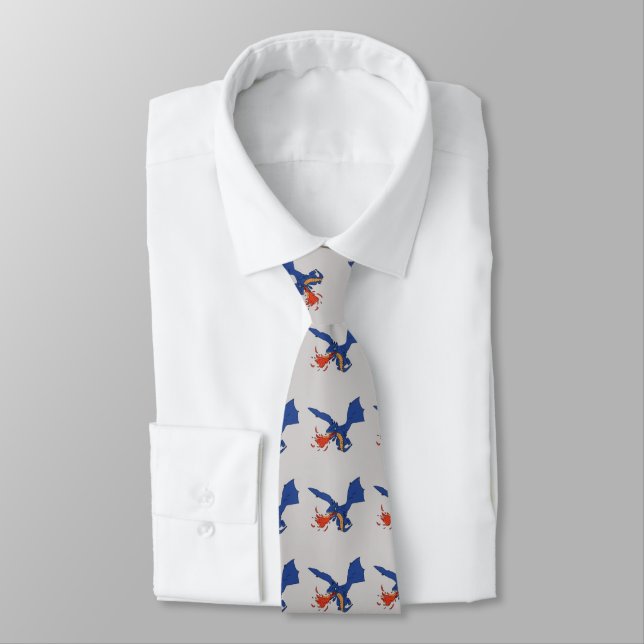 dragon neck tie (Tied)