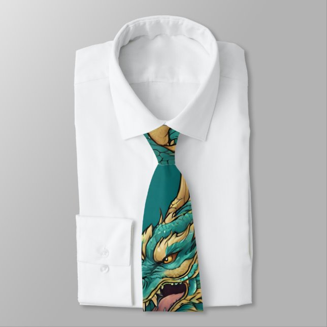 Dragon Necktie (Tied)