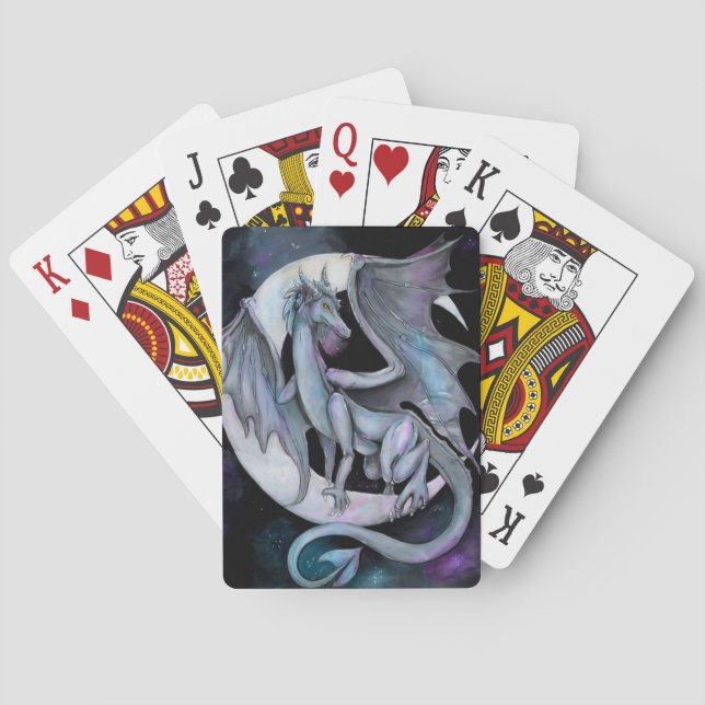 "Dragon Night" playing cards (Back)