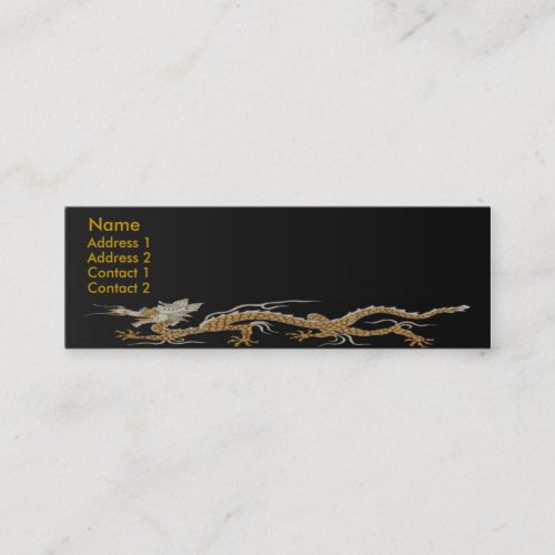 Dragon Of Buddhan Profile Card Business Card Templates