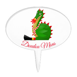 Dragon of Mons, character of Doudou ducasse Cake Topper