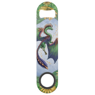 Dragon of Summer Nature Fantasy Art Bar Key