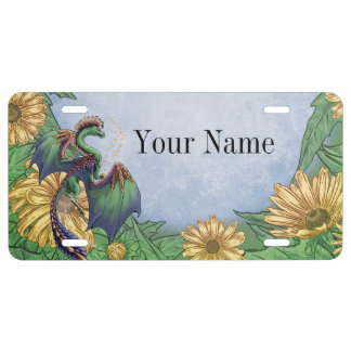 "Dragon of Summer" Nature Fantasy Art License Plate