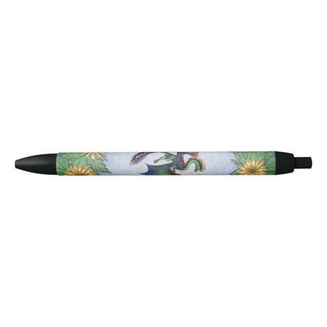 Dragon of Summer Nature Fantasy Art Pen (Front)