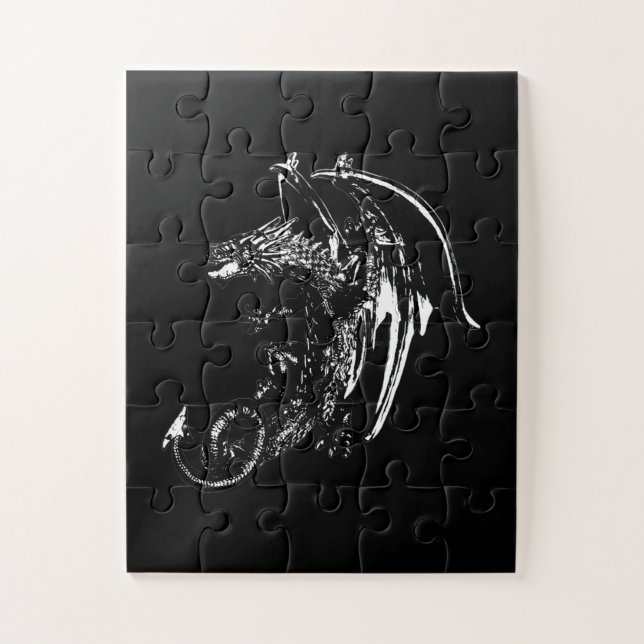 Dragon of the Night Jigsaw Puzzle (Vertical)