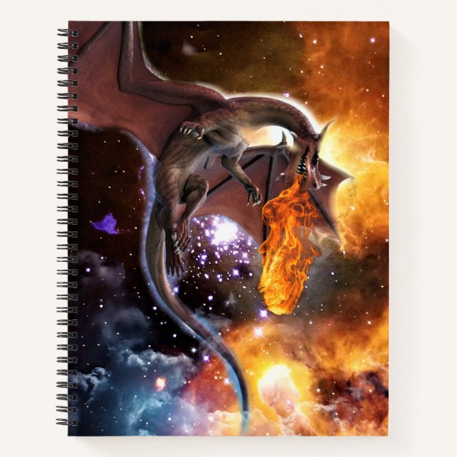 Dragon Of The Starry Galaxy  Notebook (Front)