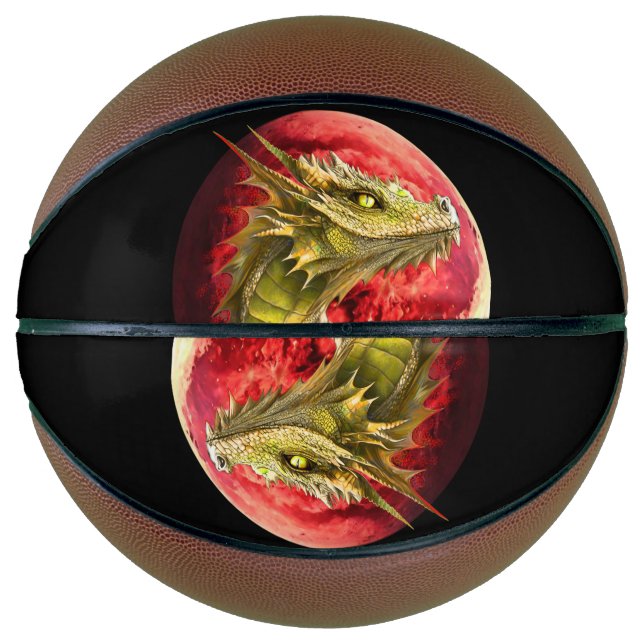 Dragon on Bloody Moon Basketball (Front)