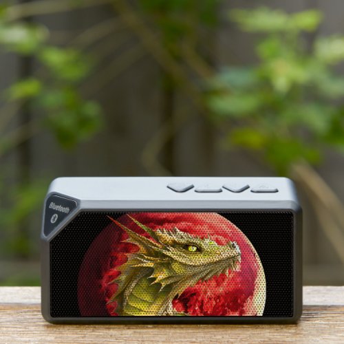 Dragon on Bloody Moon Bluetooth Speaker