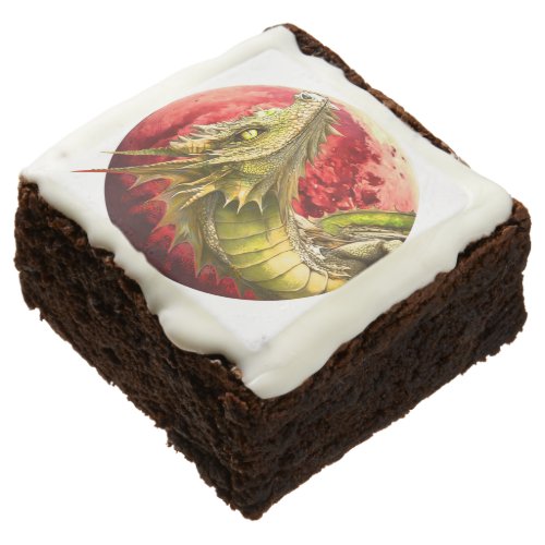 Dragon on Bloody Moon Brownie