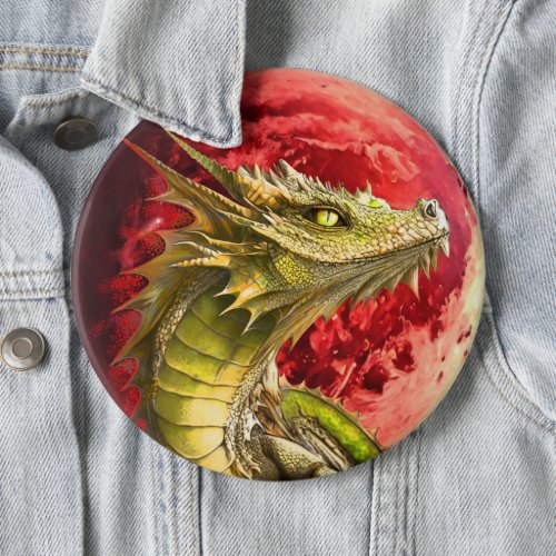 Dragon on Bloody Moon Button