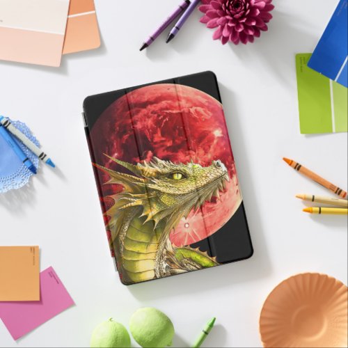 Dragon on Bloody Moon iPad Air Cover