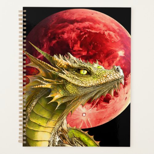 Dragon on Bloody Moon Planner