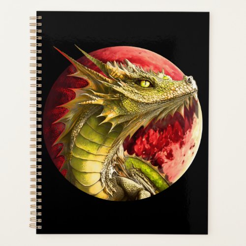 Dragon on Bloody Moon Planner