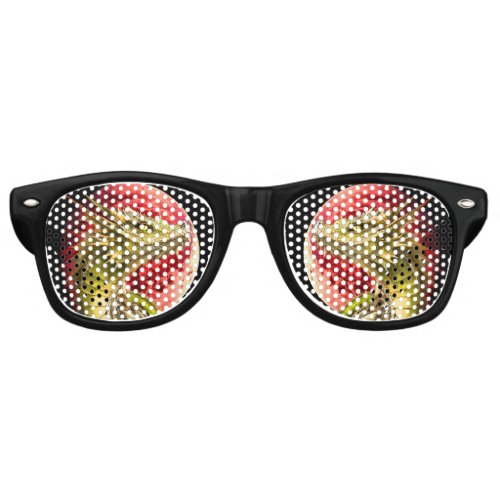 Dragon on Bloody Moon Retro Sunglasses