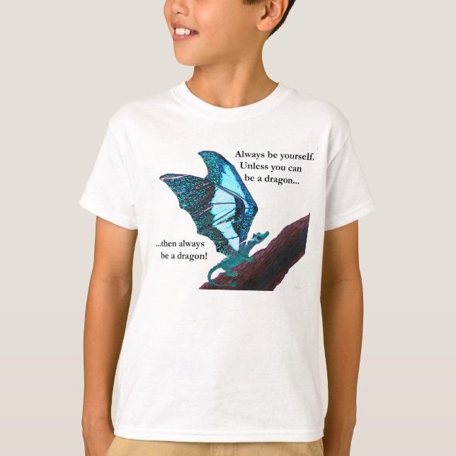 Dragon on Branch T-Shirt (Front)