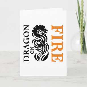 Dragon on Fire Card
