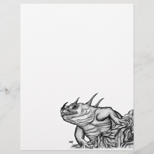 Dragon on the Rock (Front)