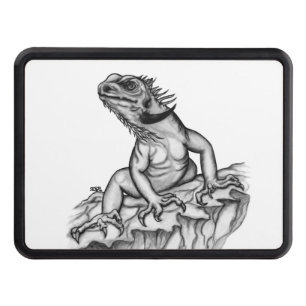 Dragon on the Rock Hitch Cover