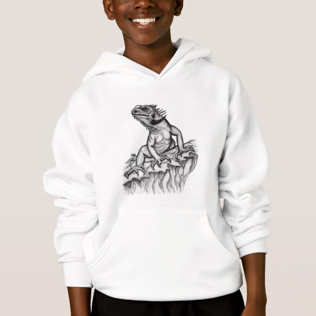 Dragon on the Rock Hoodie (Front)