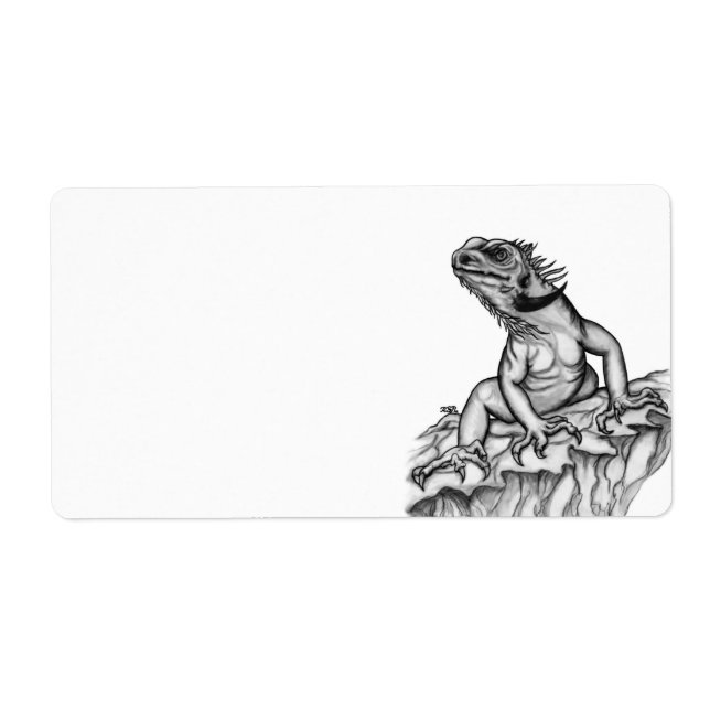 Dragon on the Rock Label (Front)
