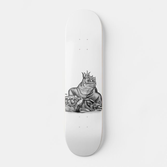 Dragon on the Rock Skateboard Deck (Front)