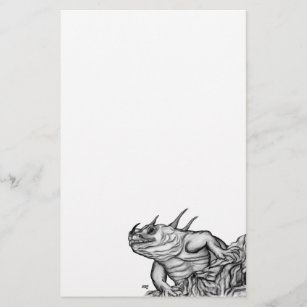 Dragon on the Rock Stationery