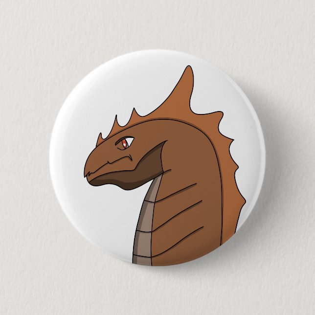 Dragon or other mythical creature button (Front)