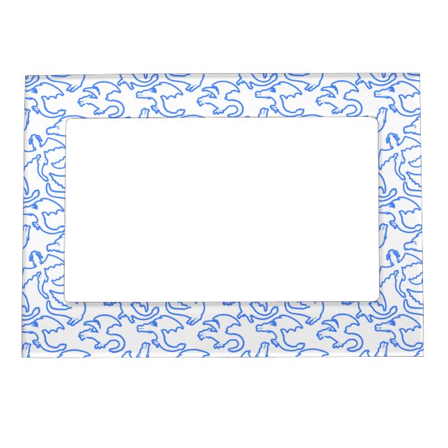 Dragon outline pattern 03.b magnetic frame (Front)