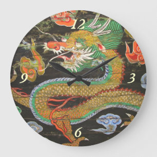 Dragon painting on the Korean ceiling of Sungnyemu Large Clock