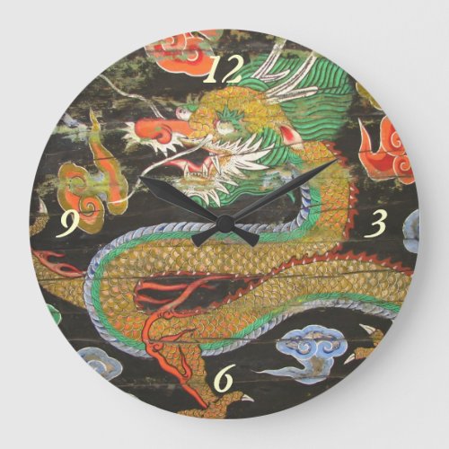 Dragon painting on the Korean ceiling of Sungnyemu Large Clock