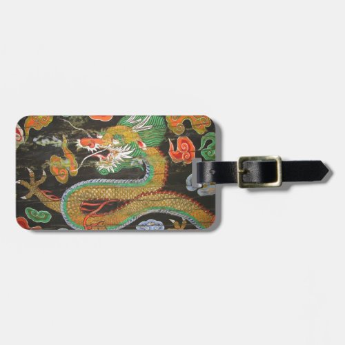 Dragon painting on the Korean ceiling of Sungnyemu Luggage Tag