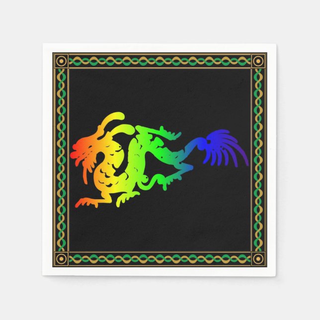 Dragon Paper Napkin (Front)
