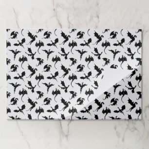 Dragon Paper Placemats, Fantasy Mythical Party Mat