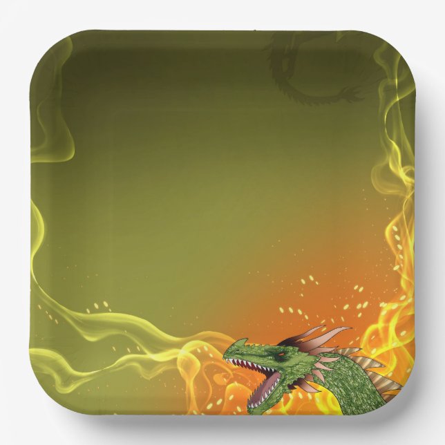 Dragon Paper Plates (Front)