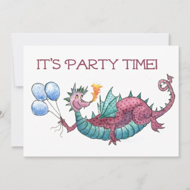 Dragon Party Invitation (Front)