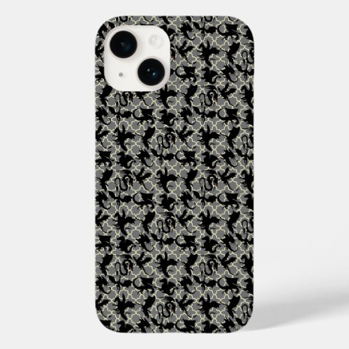 Dragon pattern 01wx4x4blue Grey BG Case_Mate iPhone 14 Case