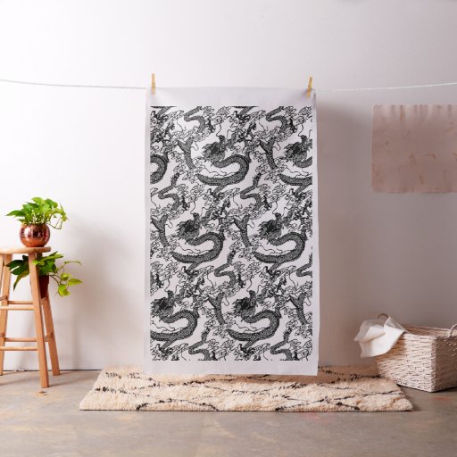 Dragon Pattern Fabric