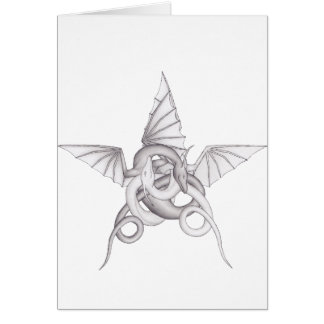 Dragon Pentagram Cards