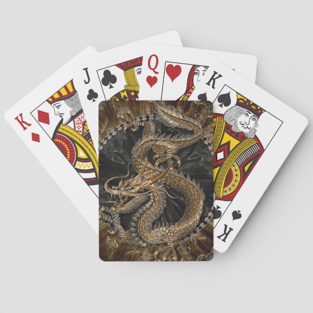 Dragon Pentagram Poker Cards (Back)