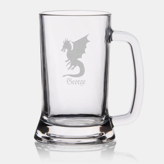 Dragon Personalized Stein (Glassware)