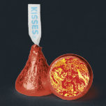 Dragon phoenix Chinese wedding logo Hershey®'s Kisses®<br><div class="desc">Chinese dragon and phoenix are the traditional symbol of Chinese wedding,  representing the harmonious union of the bride and groom. Personalize the invitations with your names,  wedding date and other details. You are also welcome to reach out to me to create a design which is uniquely yours.</div>