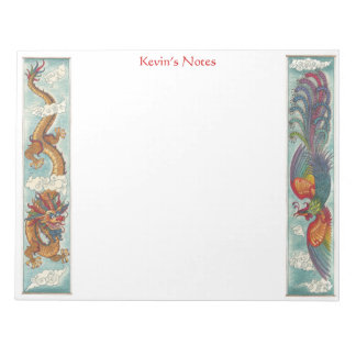 Dragon & Phoenix Notepad