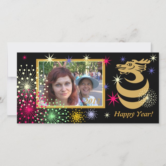 Dragon Photo Card (Front)