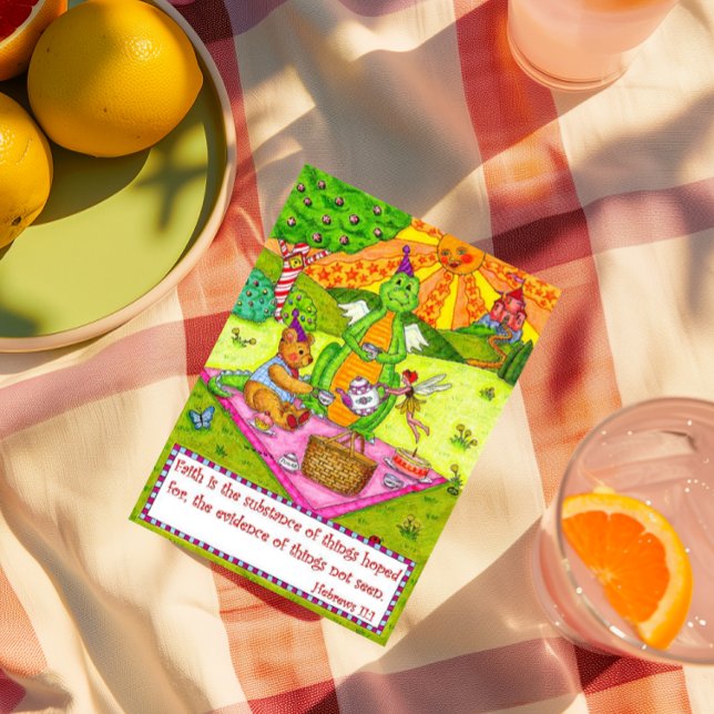 Dragon Picnic Birthday Card (Creator Uploaded)