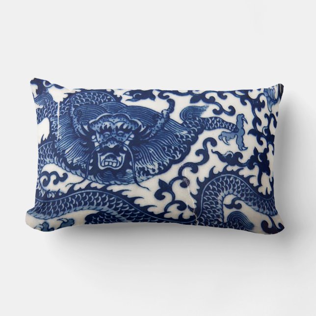 "Dragon Pillow" Lumbar Pillow (Front)