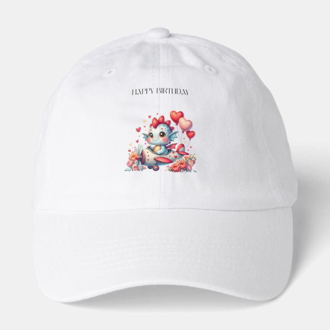 Dragon Pilot Birthday Hat (Front)