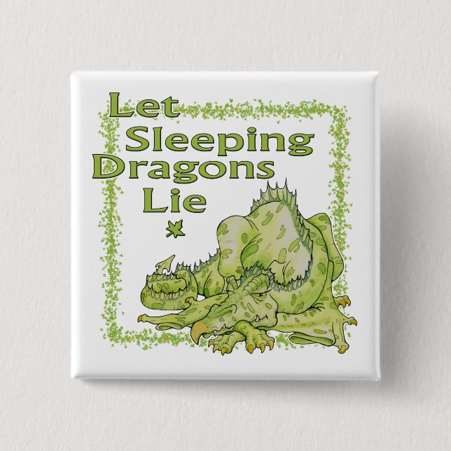 Dragon Pinback Button (Front)