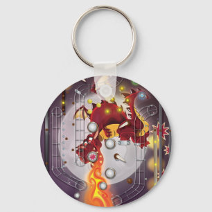 Dragon Pinball machine Keychain